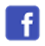 Facebook icon. This is a very well known logo on the Facebook page. It is a small f surrounded in a square with all corners rounded. It is located on the top left corner on the Facebook web page.